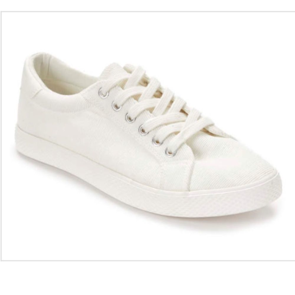 White Canvas Sneakers  